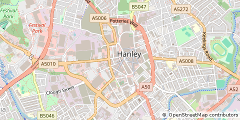 Map of Stoke-on-Trent