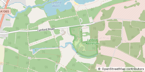 Map of Thetford, Norfolk