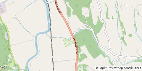 Map of Llanrwst