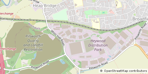 Map of Heywood