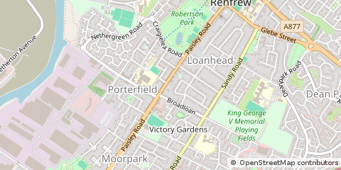 Map of Renfrew