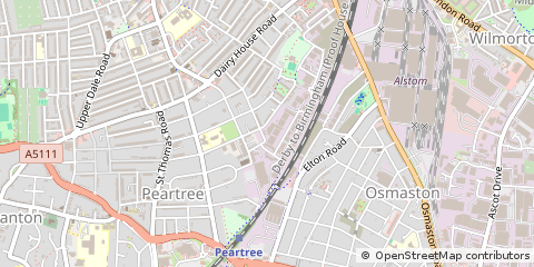 Map of Derby