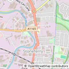 Map of Hull, E Yorkshire
