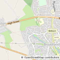 Map of Bridgend