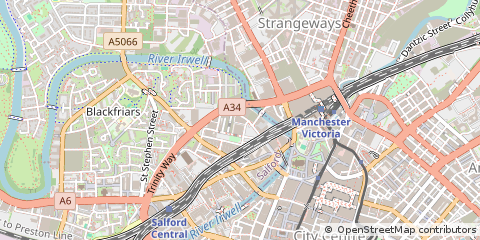 Map of Manchester