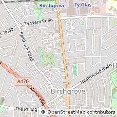 Map of Cardiff