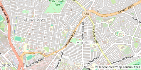 Map of Leeds