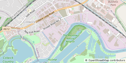 Map of Nottingham