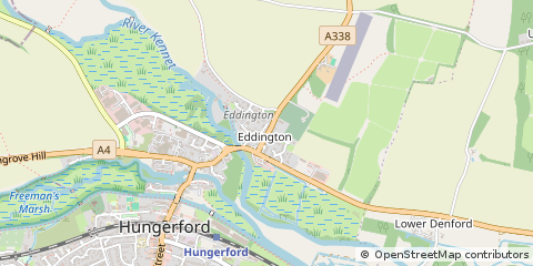 Map of Hungerford, Berkshire