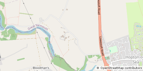 Map of Great Yarmouth, Norfolk