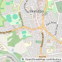 Map of Ilkeston, Derbyshire