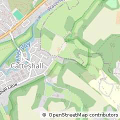 Map of Godalming