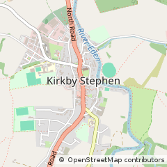 Map of Kirkby Stephen, Cumbria