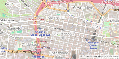 Map of Glasgow