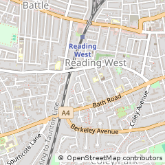 Map of Reading, Berks