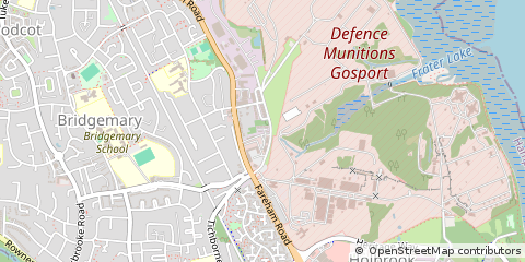 Map of Gosport, Hampshire
