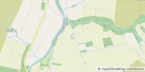 Map of Newcastleton, Roxburghshire