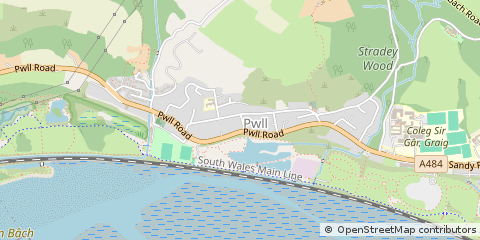 Map of Llanelli