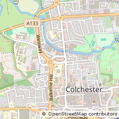 Map of Colchester, Essex