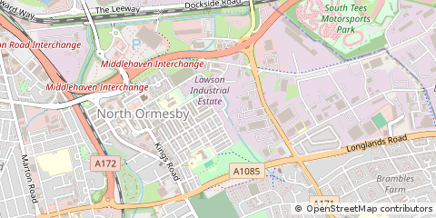 Map of Middlesbrough