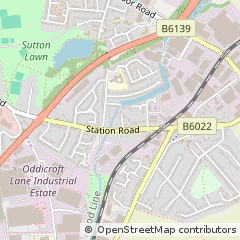 Map of Sutton-in-Ashfield