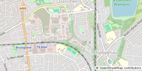 Map of Cardiff