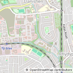 Map of Cardiff