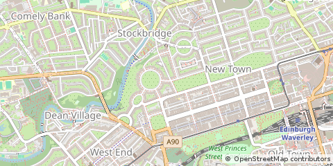 Map of Edinburgh