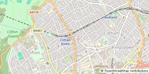 Map of Bristol