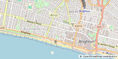 Map of Brighton