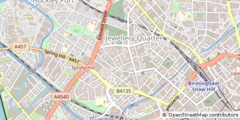 Map of Birmingham, West Midlands