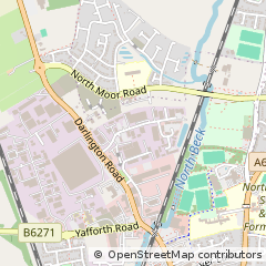 Map of Northallerton, North Yorkshire