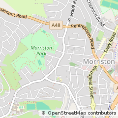 Map of Swansea