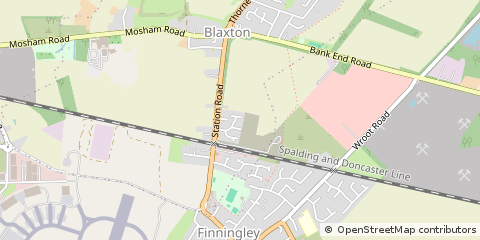 Map of Doncaster, South Yorkshire