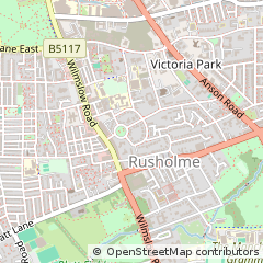 Map of Manchester