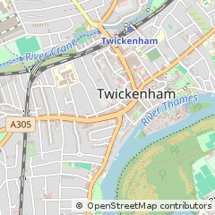 Map of Twickenham