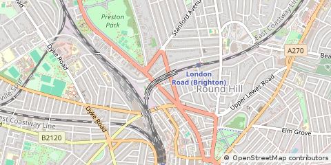 Map of Brighton