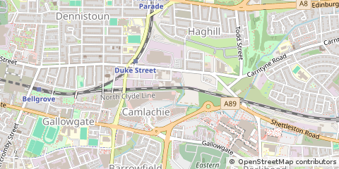Map of Glasgow