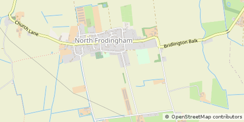 Map of Driffield, East Yorkshire