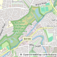 Map of Brockmoor,brierley Hill, West Midlands