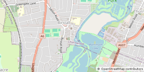 Map of Leicester