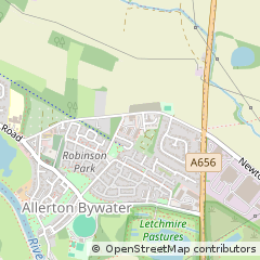 Map of Castleford