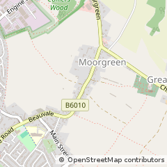 Map of Nottingham, Nottinghamshire