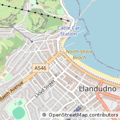 Map of Llandudno, Conwy