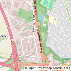 Map of Leicester, Leicestershire