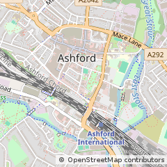 Map of Ashford, Kent
