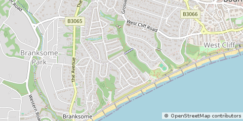 Map of Bournemouth