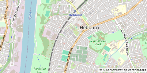 Map of Hebburn