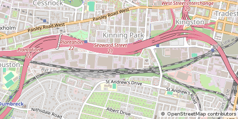 Map of Glasgow
