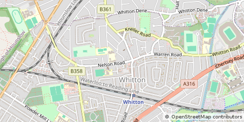 Map of Twickenham